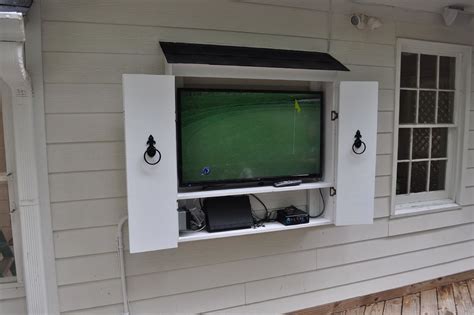 Weatherproof Outdoor Tv Enclosure Diy