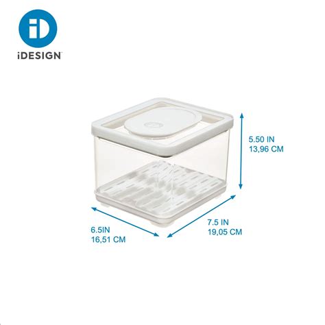 Buy iDesign ID FRESH BPA-Free Plastic Produce Storage Bin, Small Online ...