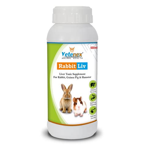 Buy VETENEX Rabbit Liv - Liver Tonic Supplement for Rabbit, Guinea Pig ...