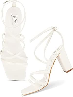 JM LOOKS Fashion Casual Strappy Block Heels Sandals For Womens & Girls ...