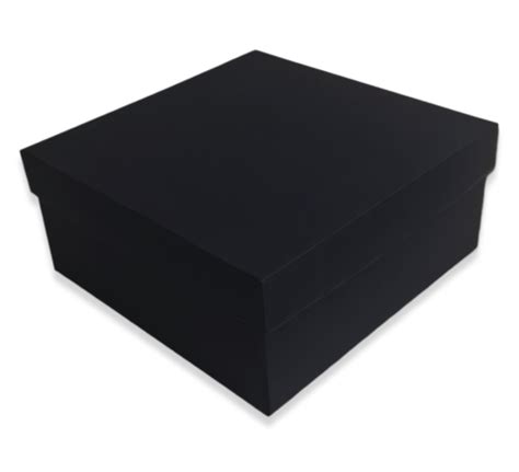 Black Rigid Hamper Box (12x12x5 inch)– impressioncart