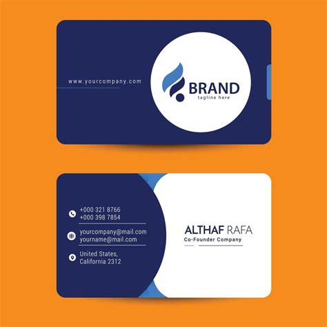 Front and Back Business Cards 的图像结果