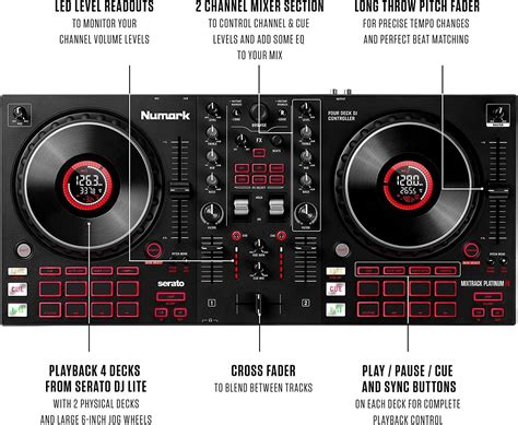 Numark DJ Controller Bundle - DJ Set with 4 Decks, DJ India | Ubuy
