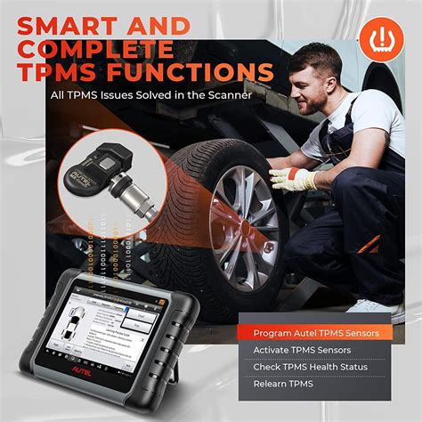 Autel MaxiCOM MK808S-TS 2023 TPMS Relearn Tool as | Ubuy India