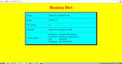 Image result for Code Python Biodata Dalam Bentuk Tabel