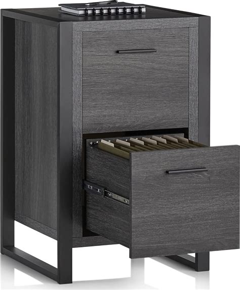Buy Realspace® DeJori 20”D Vertical 2-Drawer File Cabinet, Charcoal ...