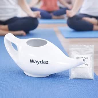 Lead-Free Ceramic Jal Neti Pot | Ayurvedic Yogic Nasal Cleansing Lota ...