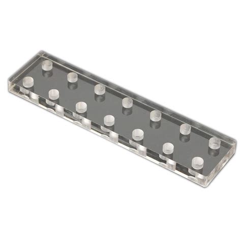 ITT Tattoo Tip Holder Stand For 14 Tips Heavy Quality Transparent Tip ...