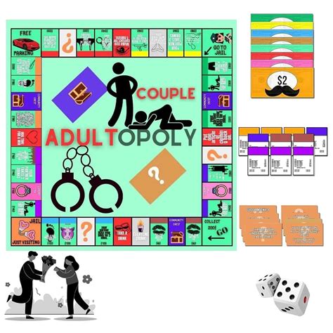 Adultopoly Board Game,Adult Monopoly Board Game,Couple Adultopoly Board ...