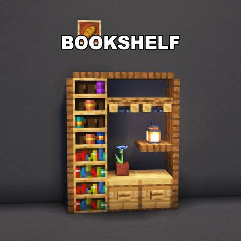 Minecraft Bookshelf Ideas