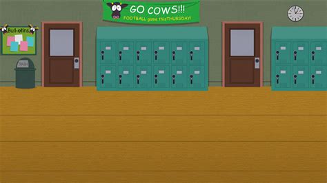 South Park School Hallway 1 (SoT BG) by RoamingBerry on DeviantArt