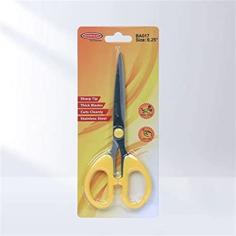 Bambalio BA017 Comfort 6.25-inch Grip Multipurpose Scissors (Pack of 2 ...