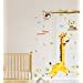 Amazon Brand - Solimo PVC Happy Growth Giraffe Wall Sticker ( Ideal ...
