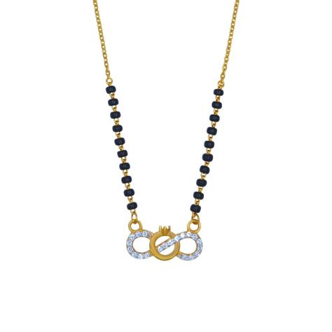 Buy quality Infinity Ring 22k Gold Mangalsutra in Rajkot