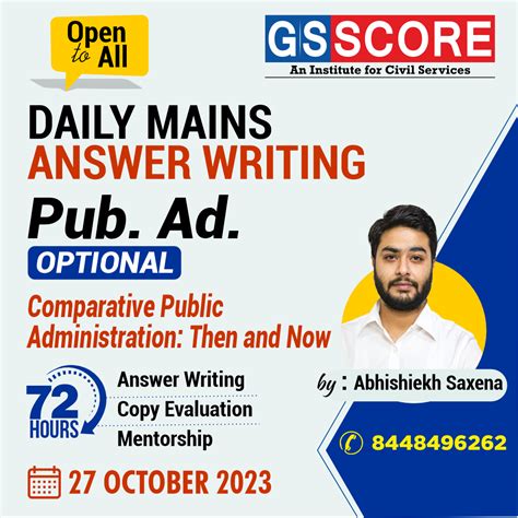 Public Administration Optional (Comparative Public Administration: Then ...