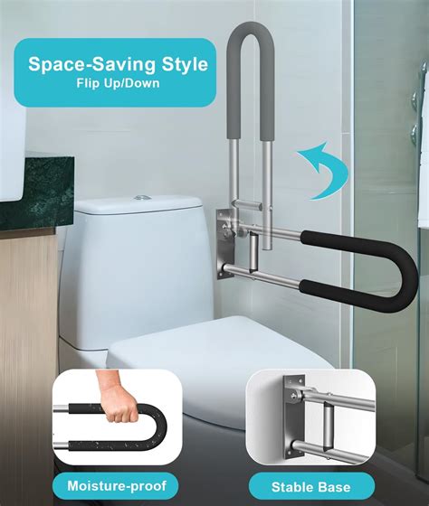 BotaBay Handicap Grab Bars Rails 23.6 Inch Toilet Handrails India | Ubuy