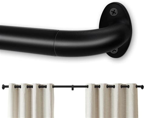 Amazon.com: Blackout Curtain Rod For Windows 34-95 Inch,Adjustable Wrap ...