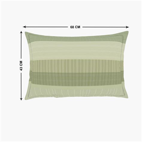 Buy SPACES Adonia Cotton 144TC Striped 2Pcs Single Bedsheet Set from ...