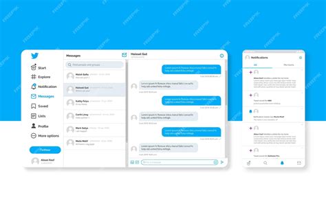 Image result for Twitter Message Interface