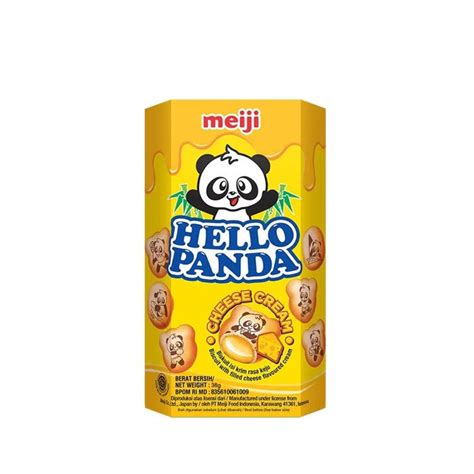 Meiji Hello Panda Biscuits Cheese Flavoured Filling 38gm – glamshow