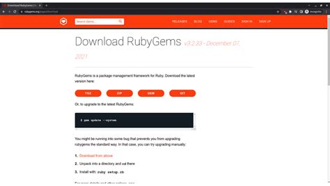 Image result for RubyGems Installation