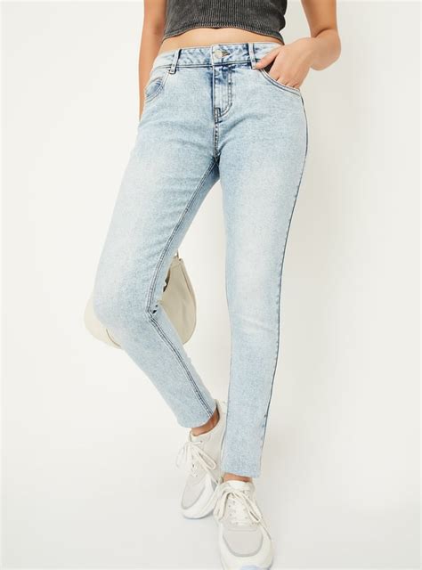 Buy Women Washed Skinny Fit Jeans Online at just Rs. 999.0 ...