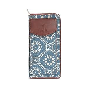 Buy THE CLOWNFISH Fashionista Printed Handicraft Fabric & Vegan Leather ...