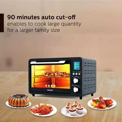 PHILIPS 25-Litre with Motorised Rotisserie,Opti Temp Technology Oven ...