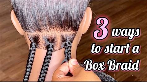 box braid tutorial 的图像结果