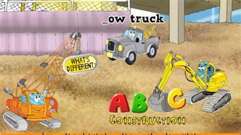 Big Truck Games For Kids! ABC Construction Games for Toddlers Ages 2 3 ...