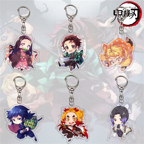 Demon Slayer Keychain - Acrylic Kimetsu no Yaiba Keychains Accessories | Demon Slayer Shop