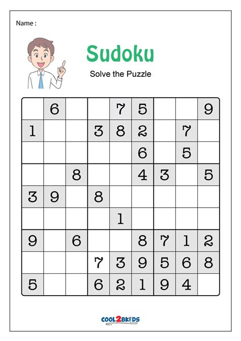 Easy Sudoku Printable 的图像结果