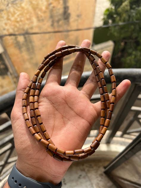 Black/Brown Tulsi Kanthi Mala / Japa Mala – Tulsimalastore.in