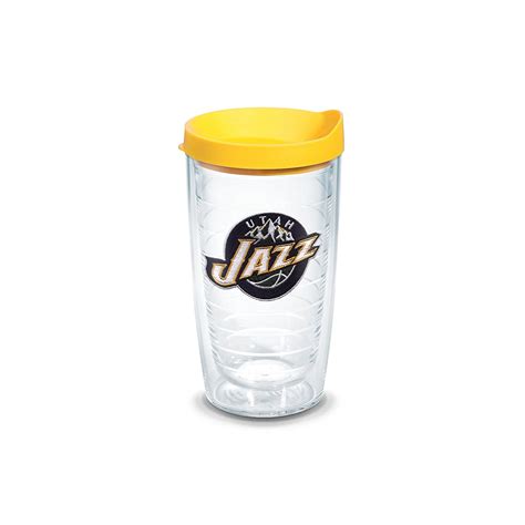 Buy Tervis 1051699" NBA Utah Jazz Tumbler with Yellow Lid, 16 oz, Clear ...