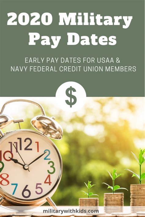 2020 military pay dates and early pay usaa nfcu - Artofit