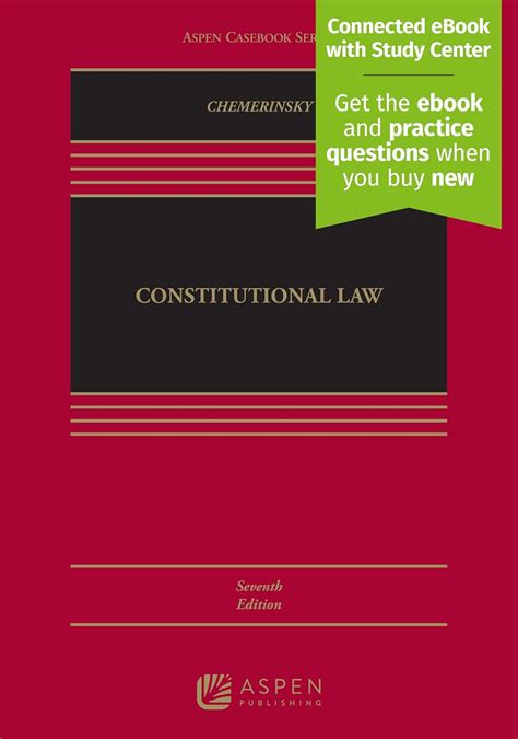 Amazon.com: Constitutional Law: [Connected eBook with Study Center] (Aspen Casebook ...