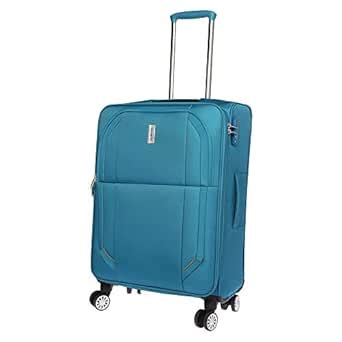 Samsonite Zenox Polyester 55 cms Turquoise Softsided Cabin Luggage ...