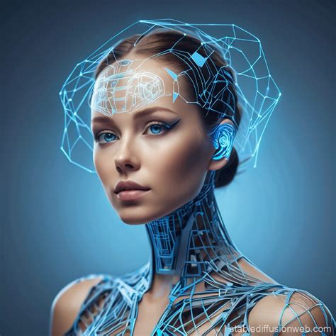 Futuristic AI Marketing Assistant | Stable Diffusion Online