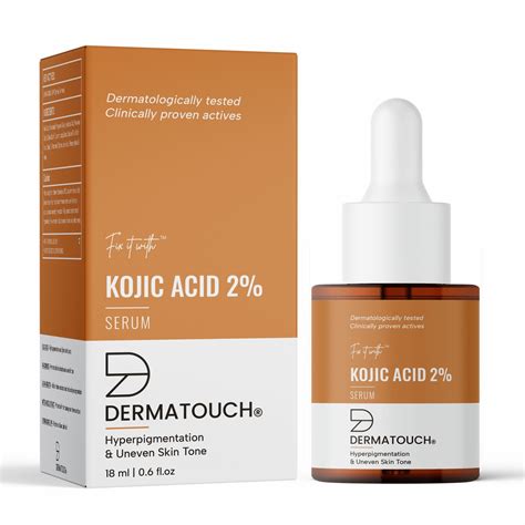 DERMATOUCH Kojic Acid 2% Serum | Best For Hyperpigmentation & Uneven ...