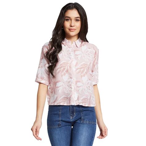 METTLE Women Floral Opaque Printed Casual Shirt