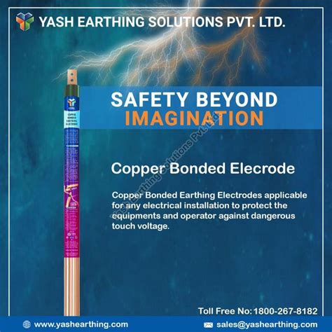 80 Mm Copper Earthing Electrode Manufacturer, Supplier from Pune