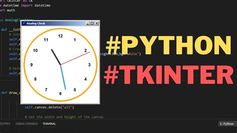 Python Analog Clock 的图像结果