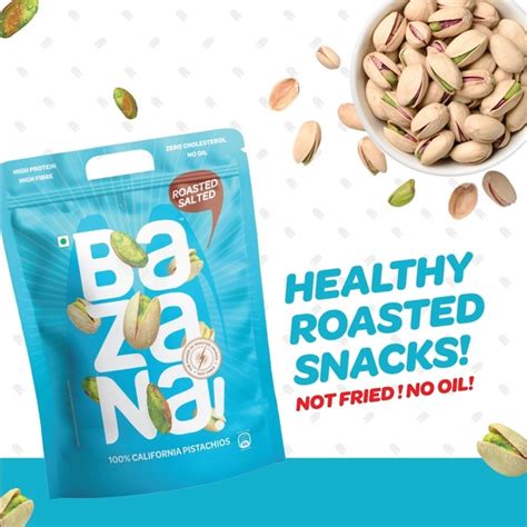 Bazana Roasted Salted Pistachios 1kg Pack