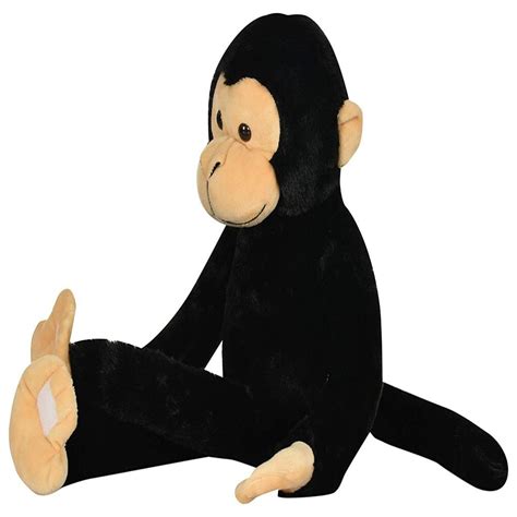 Mirada 52cm Hanging Monkey Soft Toy - Black — Toycra