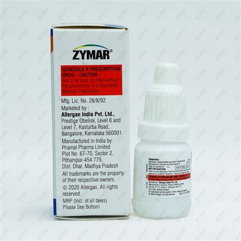 Zymar Eye Drops 5ml – ETABX