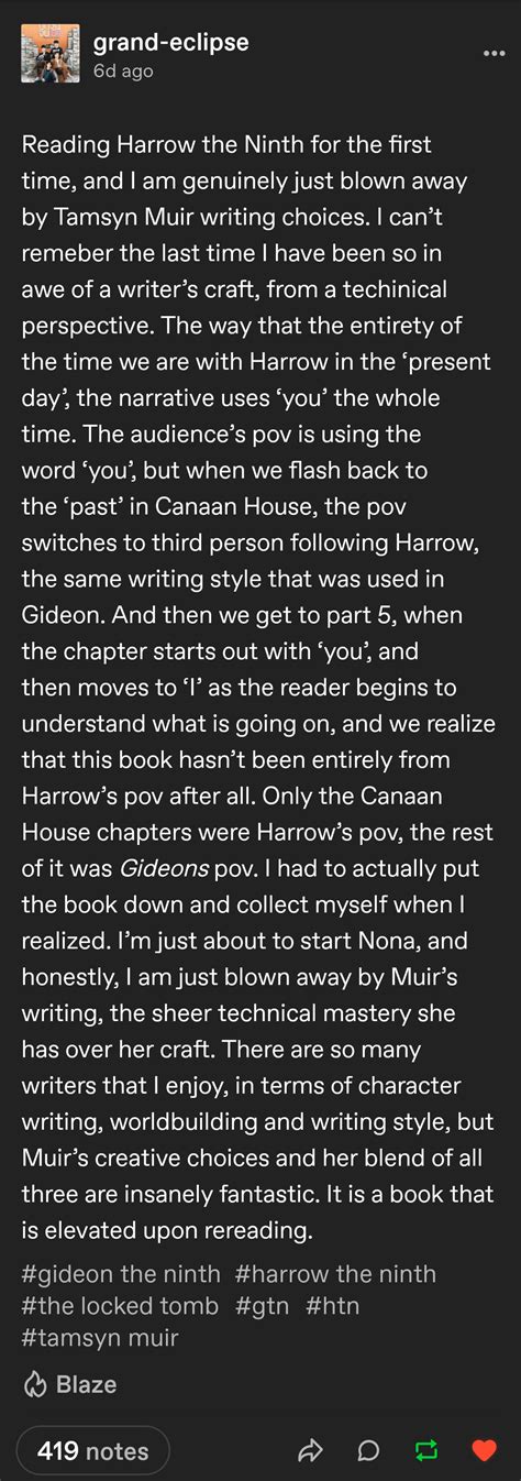 [Harrow The Ninth] [HtN] [TLT] pov : r/CuratedTumblr