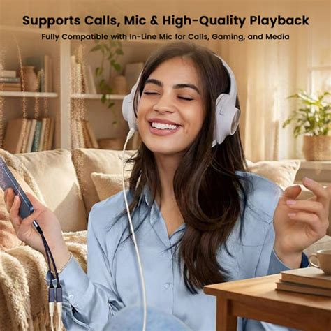 AUDIOCULAR D20 2-in-1 Type-C to Type-C 100W PD & Audio Female Lightnin ...