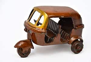 Surya Art And Handicraft Brass Auto Rickshaw for Showpiece : Amazon.in ...