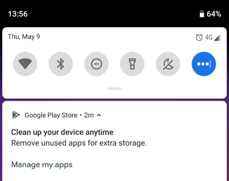 The Play Store is starting to suggest removing unused apps ...