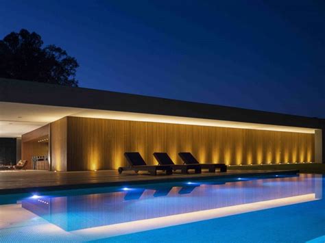 Pool at Night | Pool at night, House design, Pool